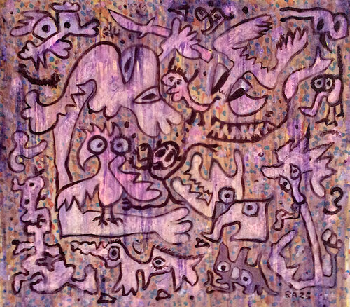 Amis d'esprit de Ralf Altrieth, Pintura a la venta en Singulart