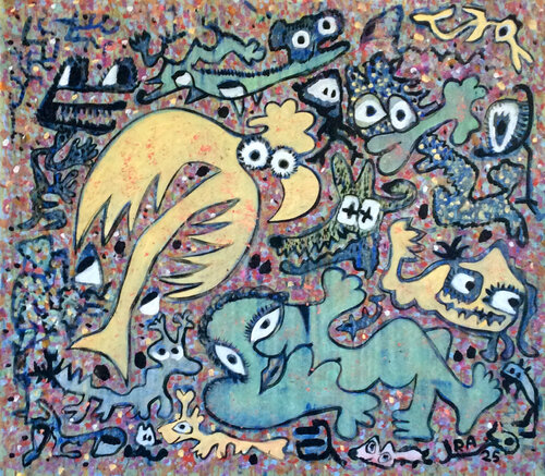 Les yeux qui dansent di Ralf Altrieth, Pittura in vendita su Singulart
