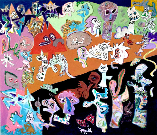 Incompréhension totale confirmée I de Ralf Altrieth, Pintura a la venta en Singulart