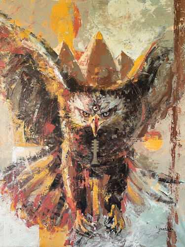 Awakening of the Eagle di Fabio Marinho, Pittura in vendita su Singulart