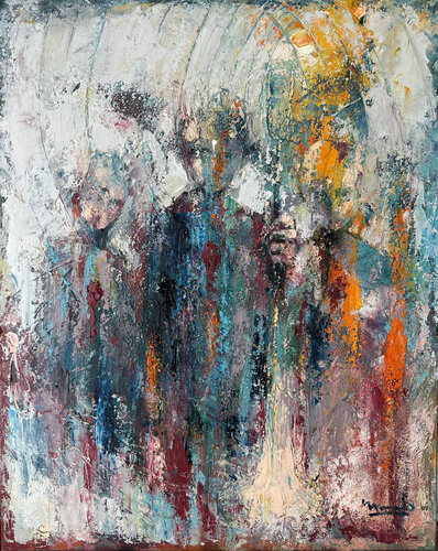 Tuning the Field di Fabio Marinho, Pittura in vendita su Singulart