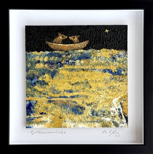 Gelbwasserliebe von Matthias Göhr, Malerei kaufen auf Singulart
