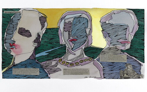 Astrological Forecast de Jeri Griffith, Obra en papel a la venta en Singulart