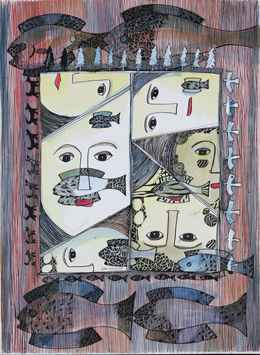 Elizabeth by Jeri Griffith, 종이 for Sale on Singulart