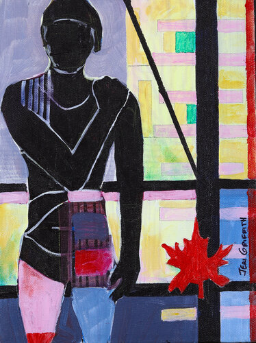 Maple Leaf par Jeri Griffith, Peinture en vente sur Singulart