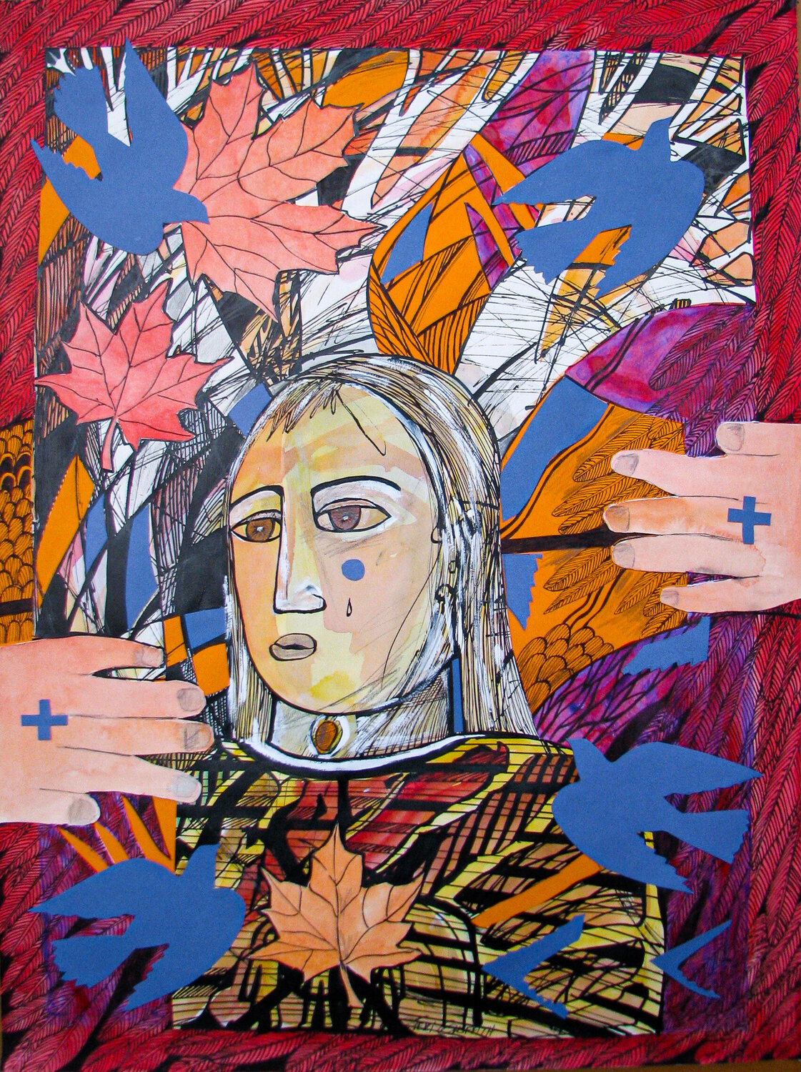 Leaving Home Jeri Griffith Werk auf Papier zu verkaufen