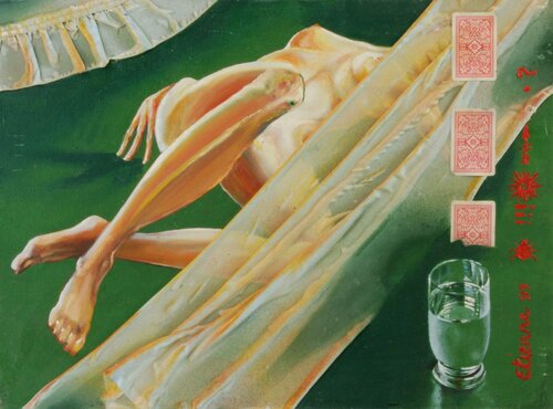 Jeux de cartes de Jean pierre Etienne, Pintura a la venta en Singulart