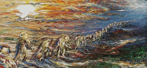Sur la lande von Jean pierre Etienne, Malerei kaufen auf Singulart
