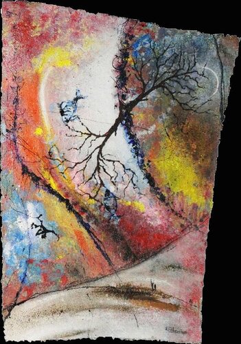 Promenade paraquatique de Jean pierre Etienne, Pintura a la venta en Singulart