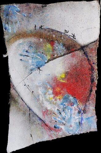 Oeil de marée haute by Jean pierre Etienne, Painting for Sale on Singulart