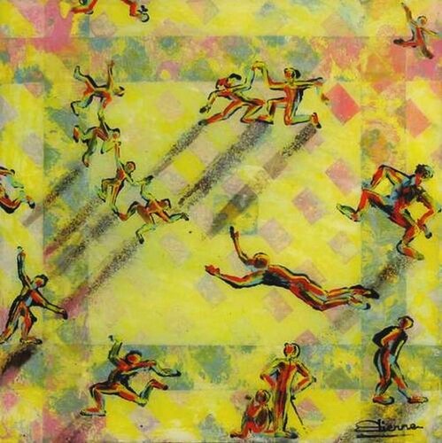 Cour carrée van Jean pierre Etienne, Schilderij te koop op Singulart