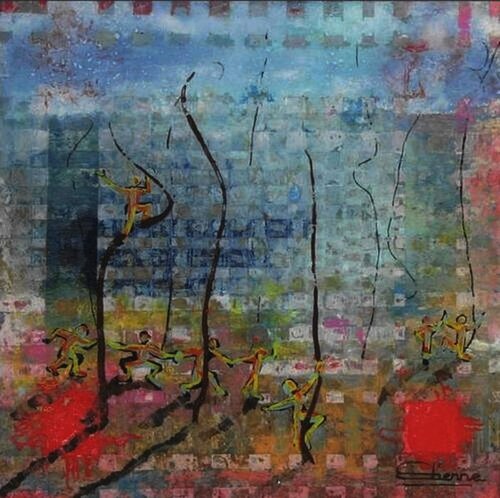 Train train de Jean pierre Etienne, Pintura a la venta en Singulart