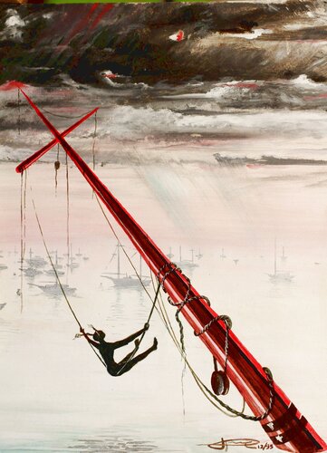 Balance de Jean pierre Etienne, Obra en papel a la venta en Singulart