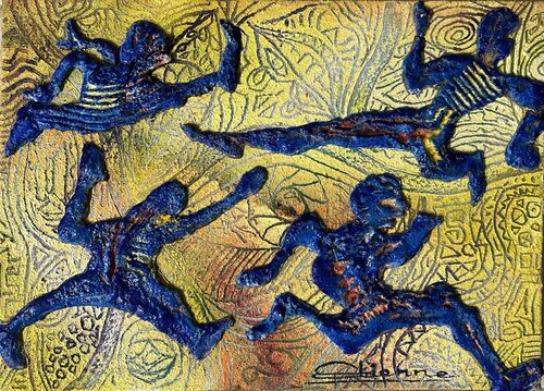 Et courir encore von Jean pierre Etienne, Malerei kaufen auf Singulart