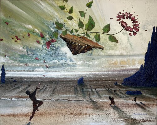 Bon souvenir de van Jean pierre Etienne, Schilderij te koop op Singulart