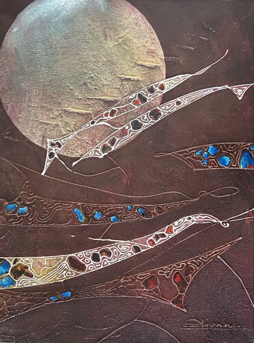 Trois fois hélas mais une fois pour toutes di Jean pierre Etienne, Pittura in vendita su Singulart