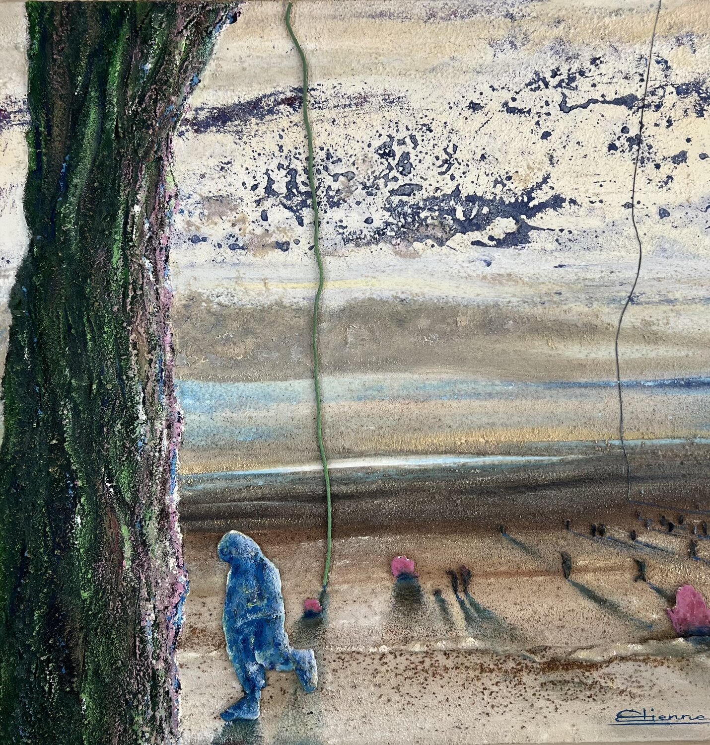 Filer à l'anglaise Jean pierre Etienne Originalgemälde zu verkaufen