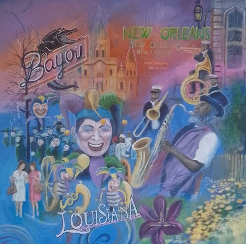 Le monde von Mikel Richard, Malerei kaufen auf Singulart