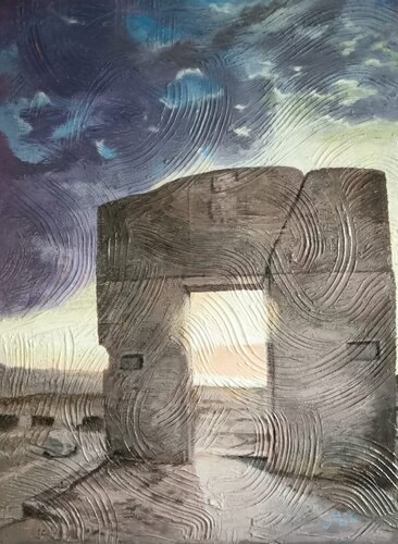 La porte du Soleil de Mikel Richard, Pintura a la venta en Singulart