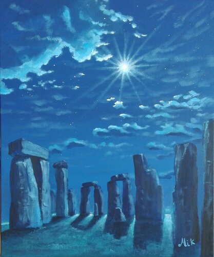 Talking stones van Mikel Richard, Schilderij te koop op Singulart