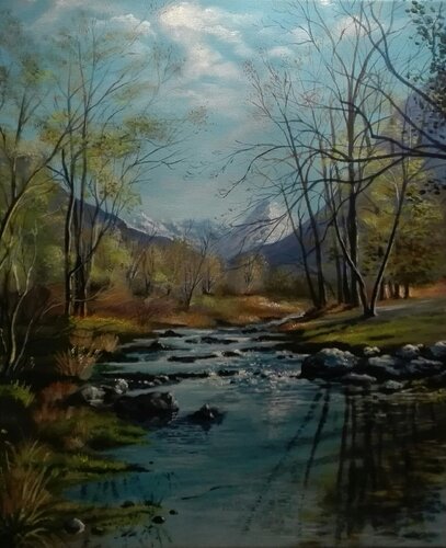 Fraicheur du printemps van Mikel Richard, Schilderij te koop op Singulart