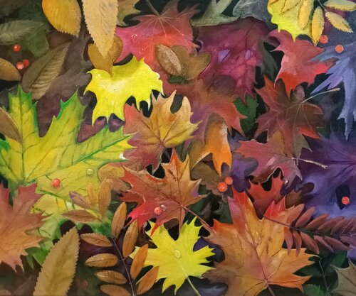 Automne di Mikel Richard, Pittura in vendita su Singulart