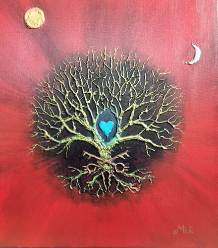 Arbre de vie van Mikel Richard, Schilderij te koop op Singulart