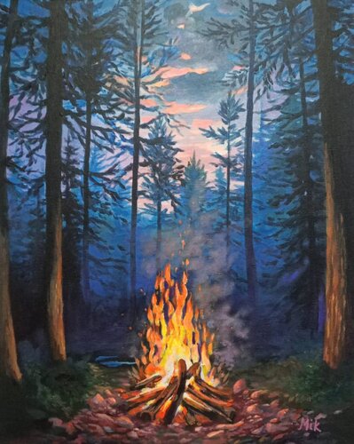 Campement di Mikel Richard, Pittura in vendita su Singulart