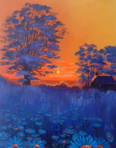 Fin de soirée di Mikel Richard, Pittura in vendita su Singulart