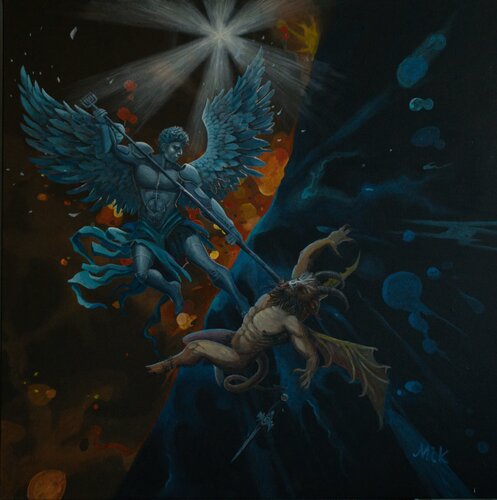 Tout est accompli by Mikel Richard, Painting for Sale on Singulart