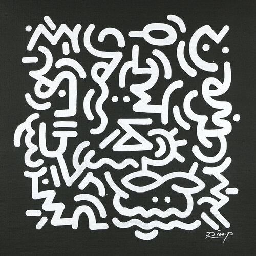 Silver Lines by Rimp, 회화 for Sale on Singulart