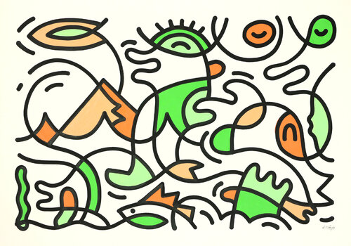 Méandres by Rimp, 회화 for Sale on Singulart