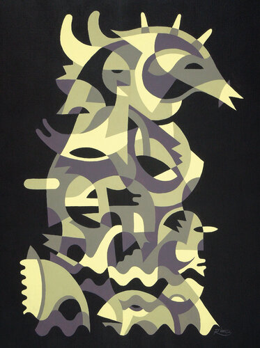 Hippocampus Bellicus di Rimp, Pittura in vendita su Singulart