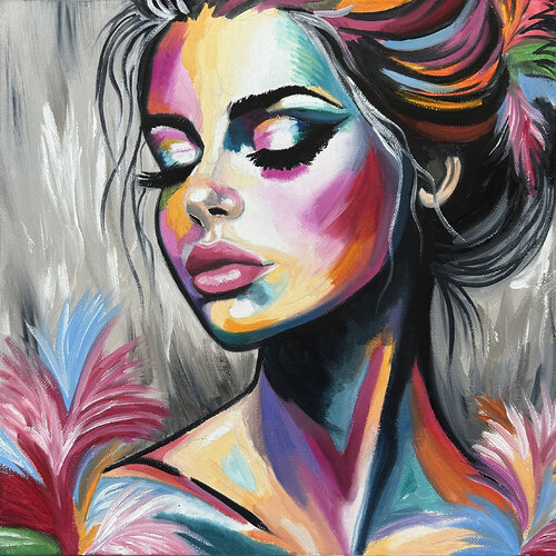 Quiet Strength van Kathy Donachie, Schilderij te koop op Singulart
