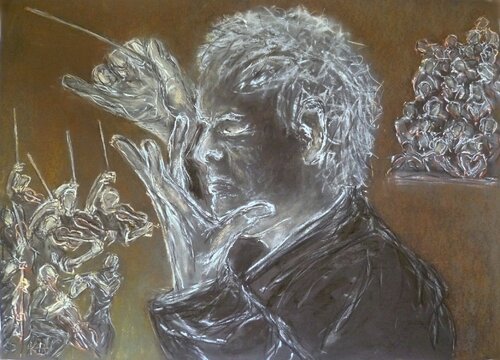 Zauber der Musik by Annachrista Kroll-Buchholz, Painting for Sale on Singulart