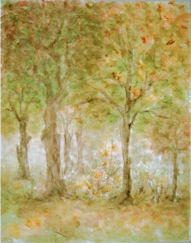 Zeit des Herbstes II by Annachrista Kroll-Buchholz, Work on Paper for Sale on Singulart