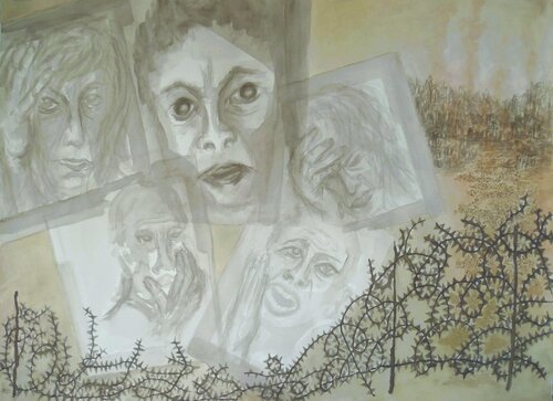 der SINN lose Mensch VIII par Annachrista Kroll-Buchholz, Peinture en vente sur Singulart