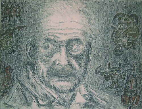 Anderswesen (X) - Begegnung de Annachrista Kroll-Buchholz, Obra en papel a la venta en Singulart