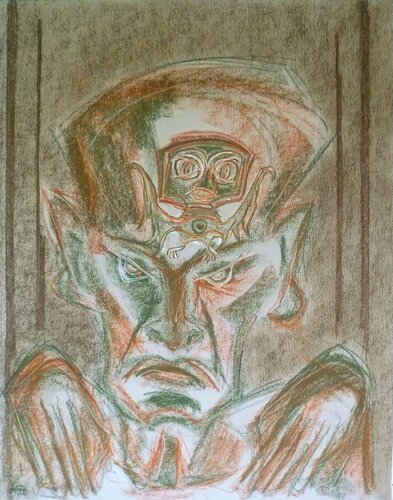 Anderswesen XIV by Annachrista Kroll-Buchholz, Painting for Sale on Singulart