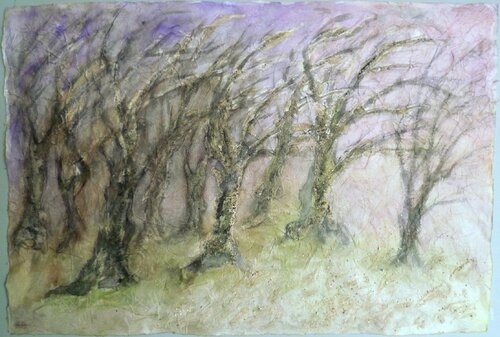 Sturm aus Nord-West by Annachrista Kroll-Buchholz, Work on Paper for Sale on Singulart
