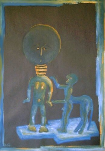 Anderswesen IX by Annachrista Kroll-Buchholz, Painting for Sale on Singulart