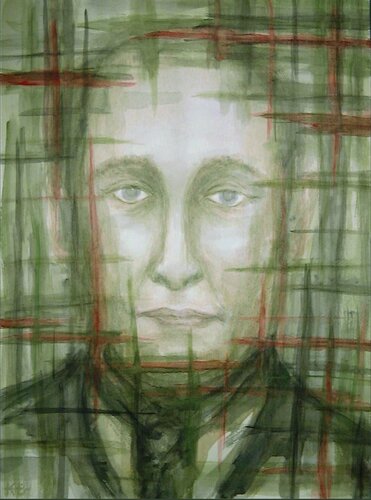 Gefängnis der Gedanken (I) by Annachrista Kroll-Buchholz, Painting for Sale on Singulart