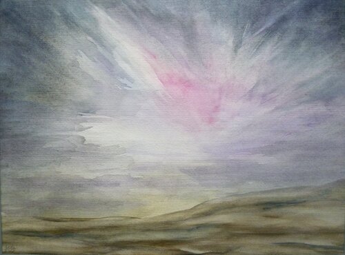 Polarlicht II by Annachrista Kroll-Buchholz, Painting for Sale on Singulart