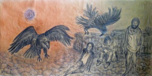 Verlierer ist der Mensch by Annachrista Kroll-Buchholz, Work on Paper for Sale on Singulart