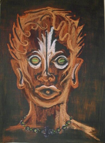 Anderswesen III par Annachrista Kroll-Buchholz, Peinture en vente sur Singulart