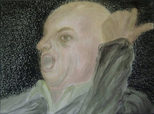 Der Wille zur Macht II by Annachrista Kroll-Buchholz, Painting for Sale on Singulart