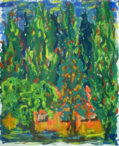 Gartenhaus MCMLXIV by Annachrista Kroll-Buchholz, Painting for Sale on Singulart