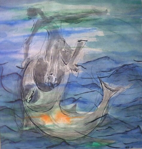 Jona - I by Annachrista Kroll-Buchholz, Painting for Sale on Singulart