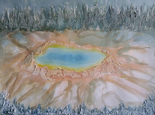 Verzaubertes Land III by Annachrista Kroll-Buchholz, Painting for Sale on Singulart
