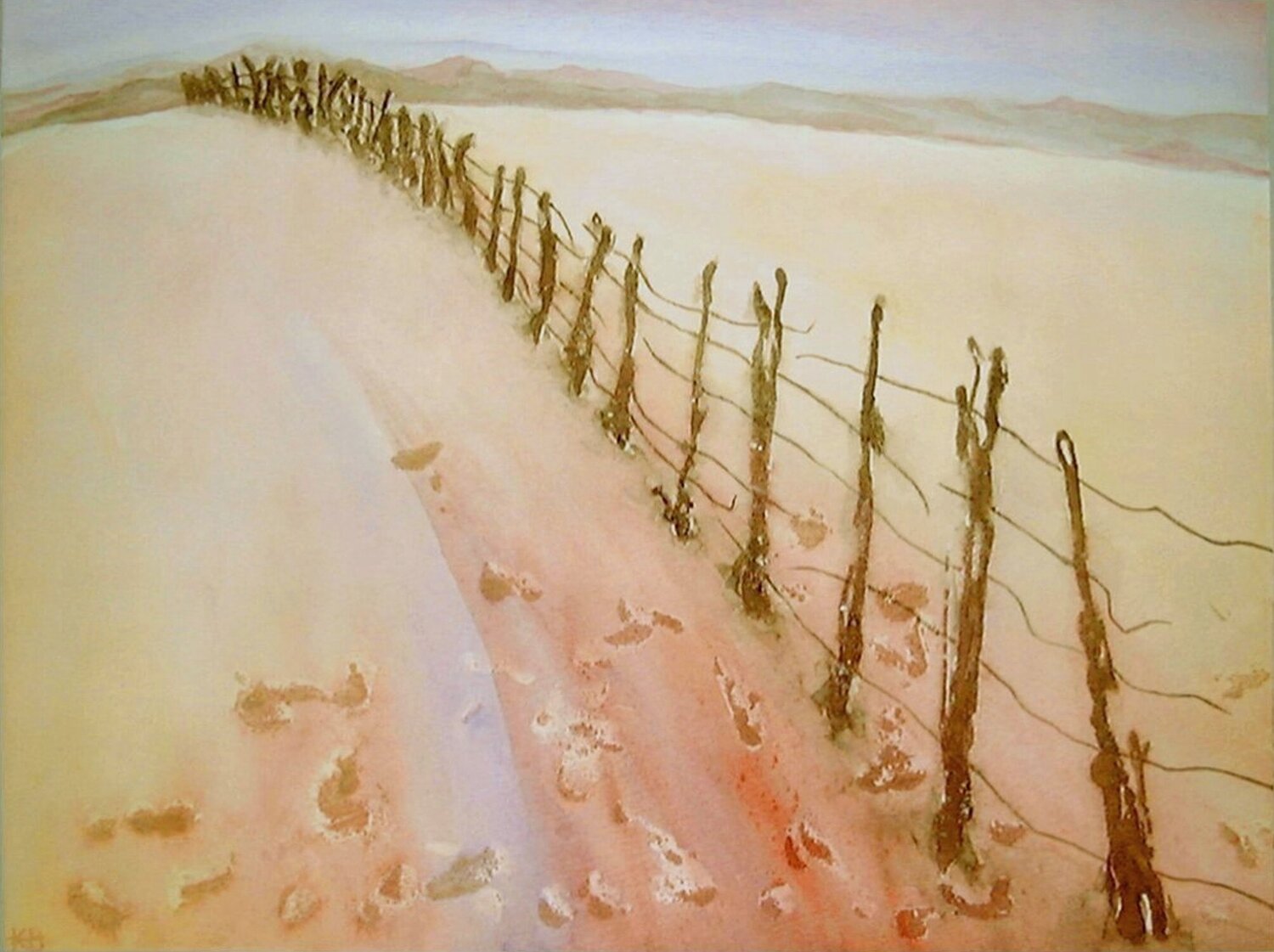 Verlassenes Land VI Annachrista Kroll-Buchholz